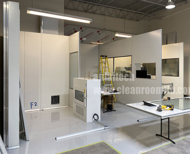 Modular PVC Vinyl Soft Wall Cleanroom Enclosure Cabin Portable Prefabricated Clean Booth Clean Room details