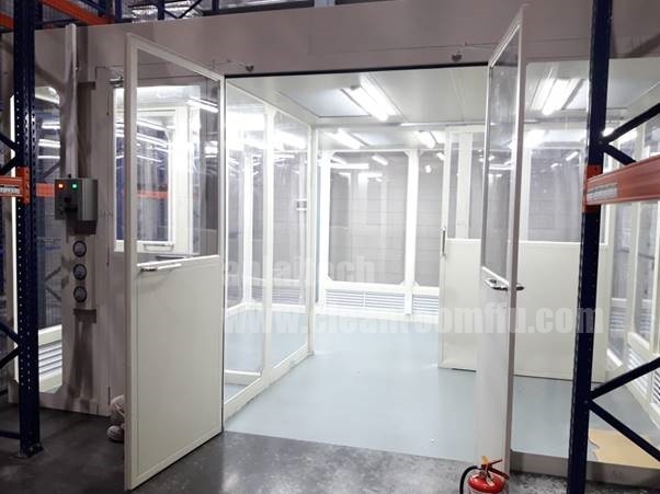 Modular PVC Vinyl Soft Wall Cleanroom Enclosure Cabin Portable Prefabricated Clean Booth Clean Room factory