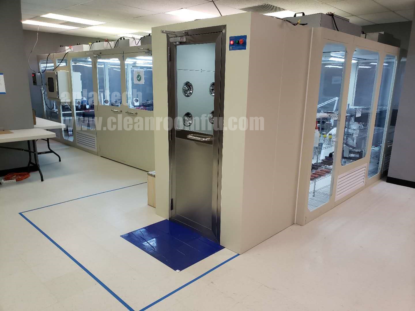 Modular PVC Vinyl Soft Wall Cleanroom Enclosure Cabin Portable Prefabricated Clean Booth Clean Room supplier