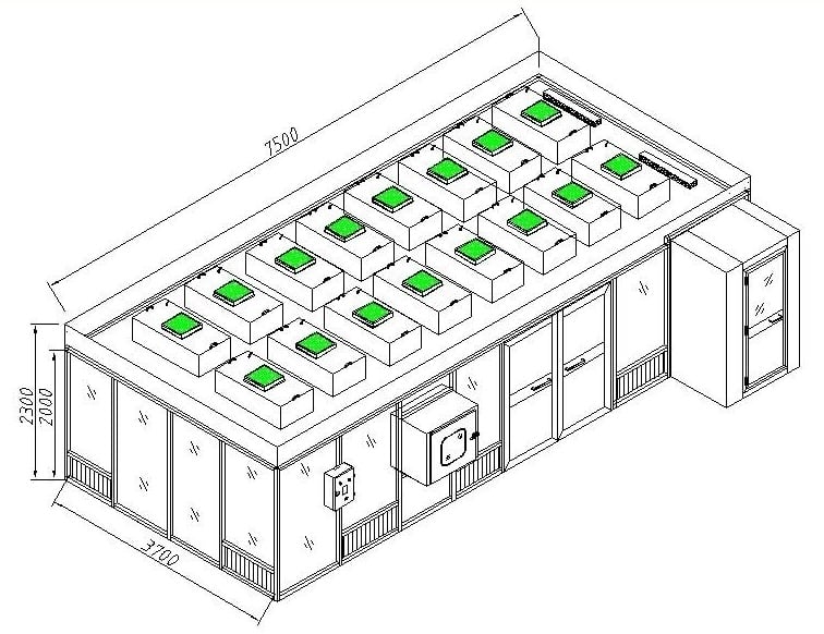 Modular PVC Vinyl Soft Wall Cleanroom Enclosure Cabin Portable Prefabricated Clean Booth Clean Room supplier