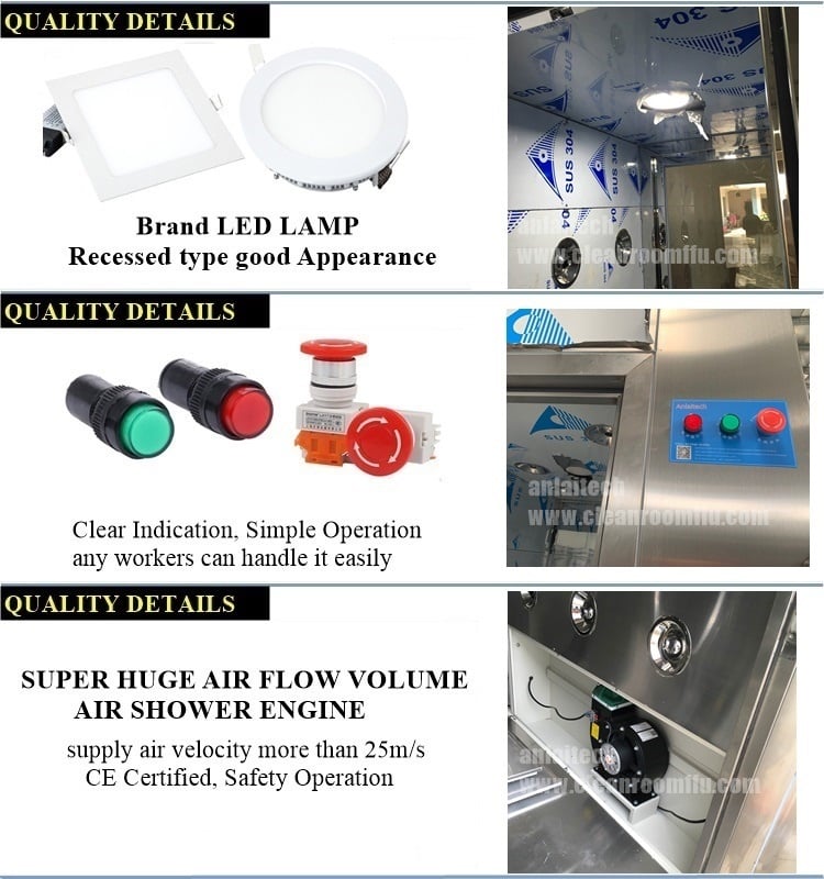 Custom air Purifier air Shower with Automatic Fast Rolling Door manufacture