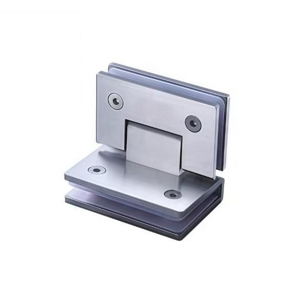 Bifold shower door hinges for effortless opening and closing.