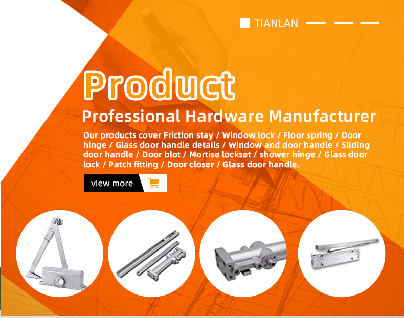 Automatic Hinge Door Closer Heavy Duty Soft Closing Hydraulic Door Closer details