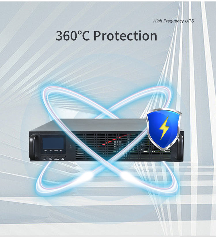 High Frequency Rack Mounted UPS Power Online Three Phase UPS WTHD Supplies supplier