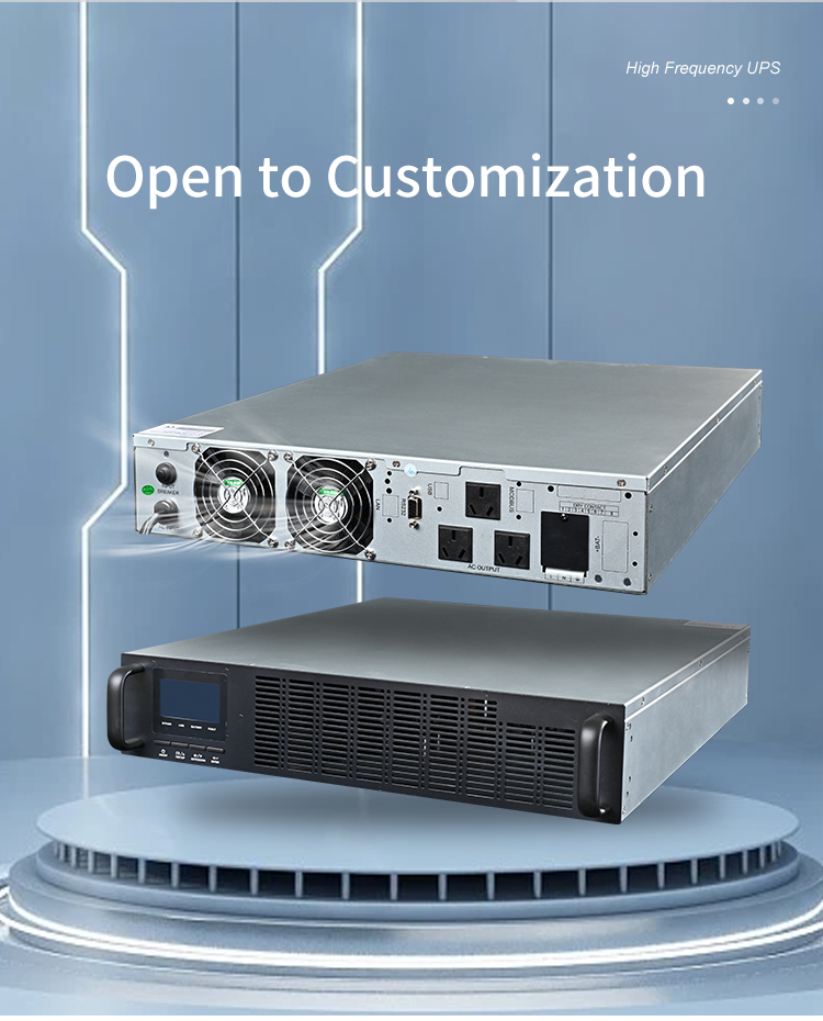 1KVA Rack Mounted Online UPS Single Phase 220V 1KW 1000VA 1000W UPS Backup Uninterruptible Power Supply details