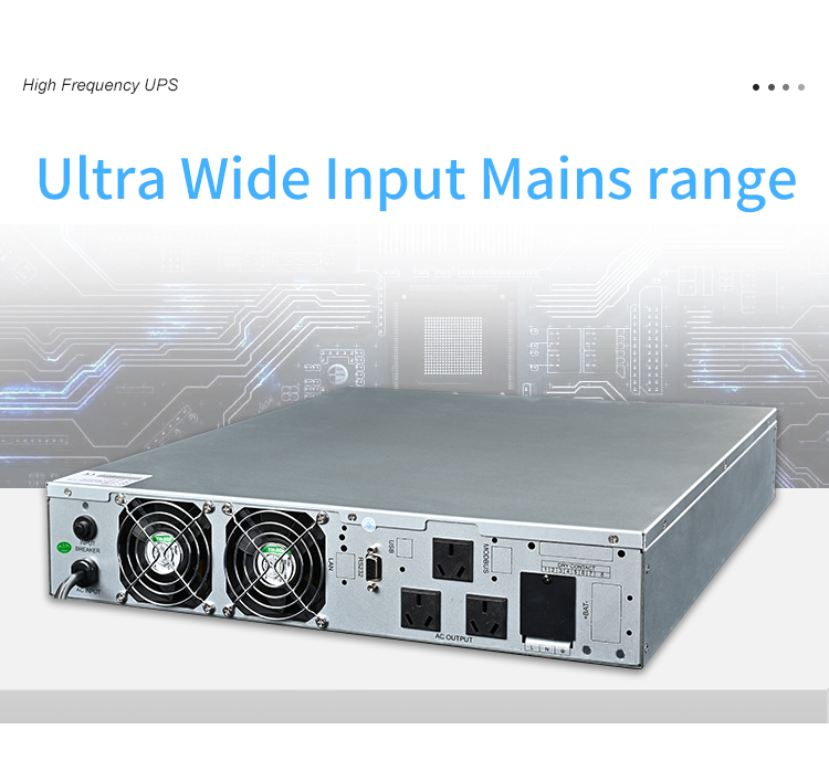 1KVA Rack Mounted Online UPS Single Phase 220V 1KW 1000VA 1000W UPS Backup Uninterruptible Power Supply manufacture