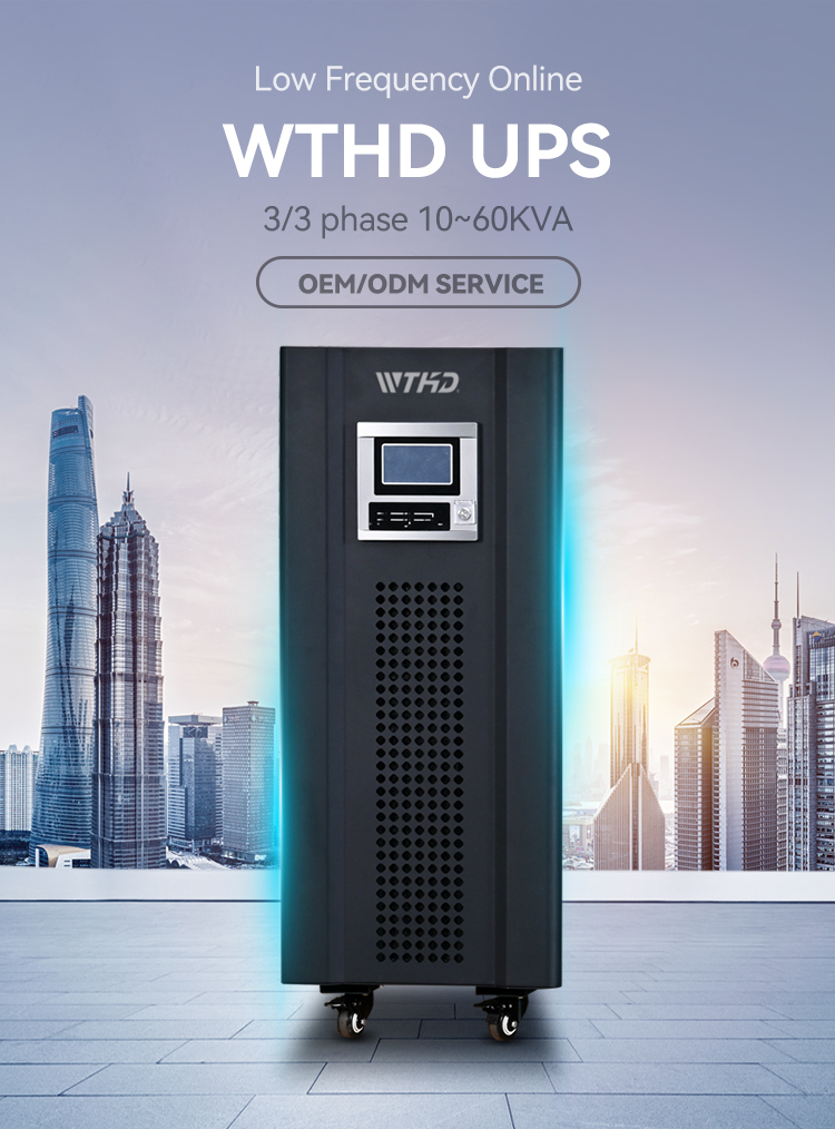 Industrial Ups 60kva 3 Phase Ups 60KW 60 KVA for Elevators Online Ups Backup Power Supply supplier