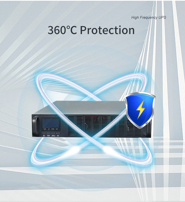 1KVA Rack Mounted Online UPS Single Phase 220V 1KW 1000VA 1000W UPS Backup Uninterruptible Power Supply factory