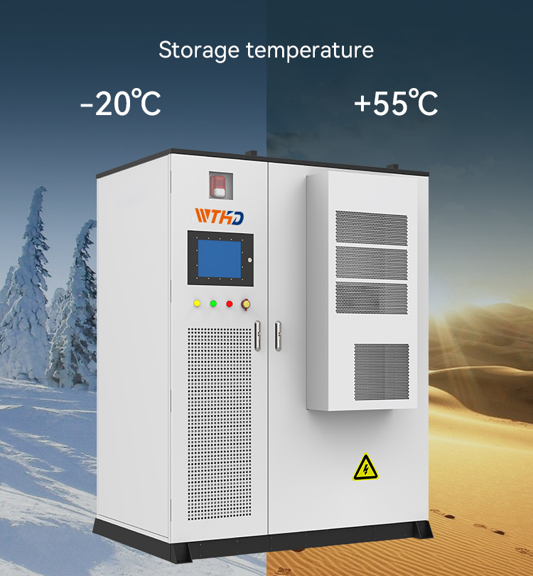 High Voltage Lithium Ion 215kwh Battery 100kw Storage Industrial Commercial Energy Storage System factory
