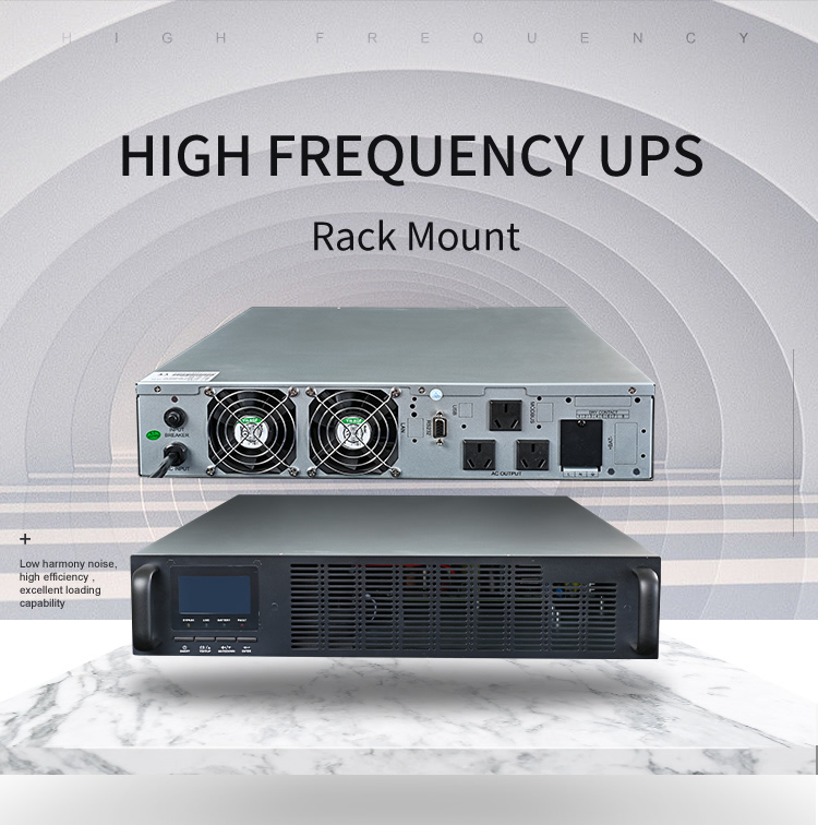 6KVA Long Backup Double Conversion Pure Sine Wave Online UPS Rack Mounted UPS details