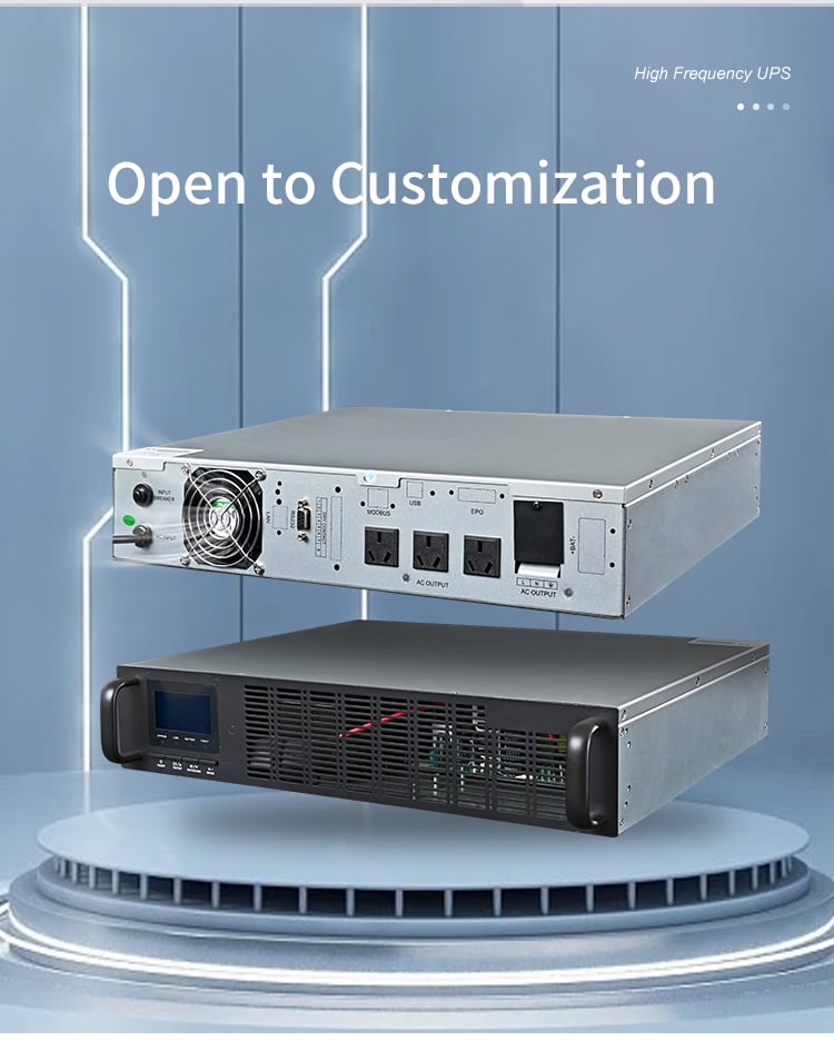 High Frequency Rack Mounted UPS Power Online Three Phase UPS WTHD Supplies supplier