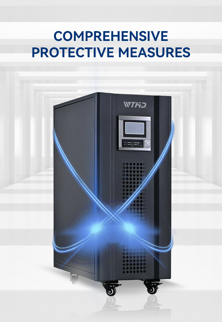 Industrial Ups 60kva 3 Phase Ups 60KW 60 KVA for Elevators Online Ups Backup Power Supply manufacture