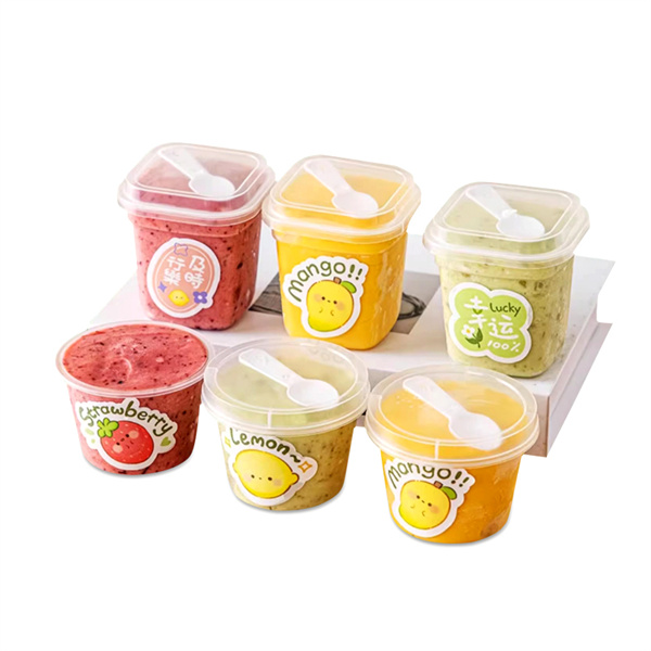 Enjoy a variety of flavors and toppings in a delightful dessert cup