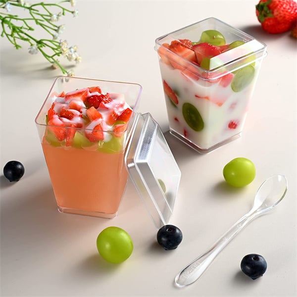 Enjoy a sweet and satisfying parfait cup today!