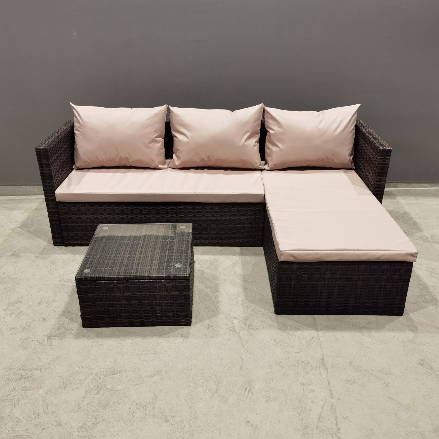 product classic modern rattan outdoor sofa lounger economical iron frame furniture for garden hotels and malls-4