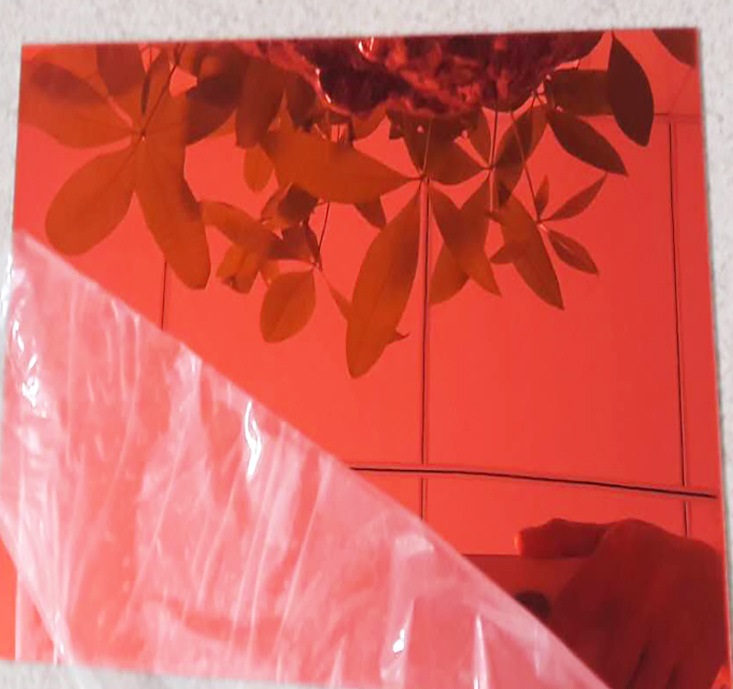 Rose Gold Silver Acrylic Self Adhesive Mirror Sheet details