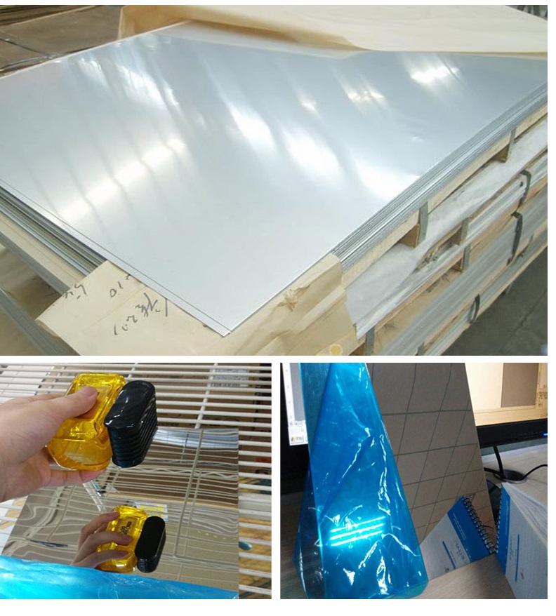 Rose Gold Silver Acrylic Self Adhesive Mirror Sheet factory