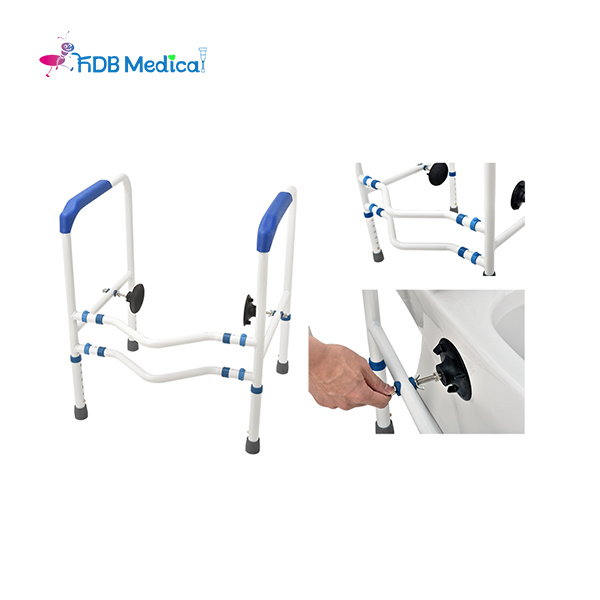 Peace of mind for users and caregivers with a reliable toilet safety rail