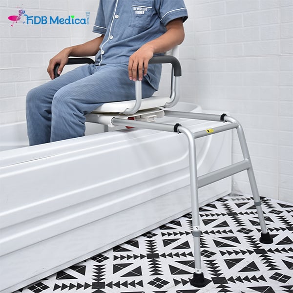 Enhance your daily routine with a swivel shower chair