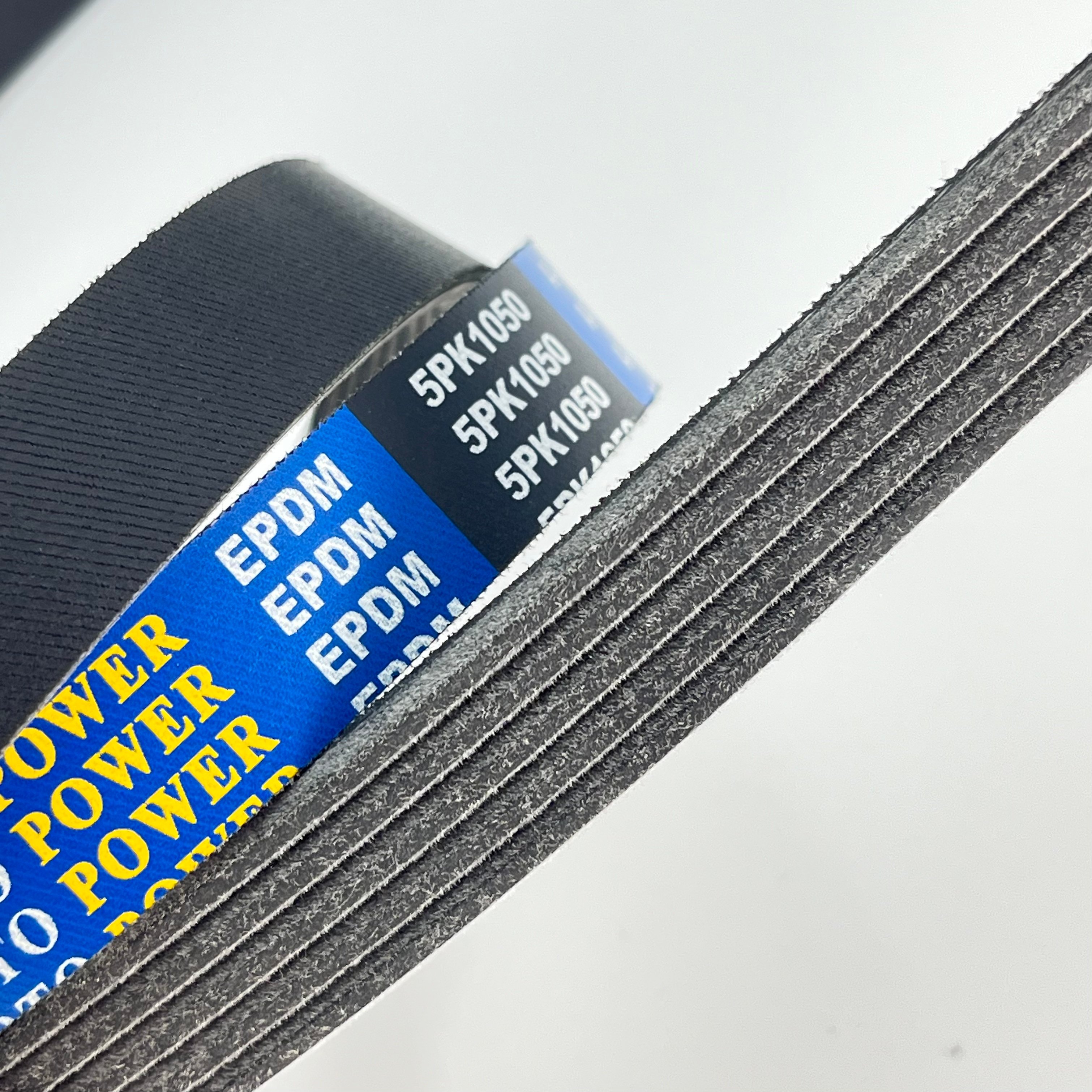 PK Factory Wholesale Cars V-Belt 5PK1050 Ribbed Rubber Conveyer Belt EPDM Material OEM Support Fan V-Belt factory