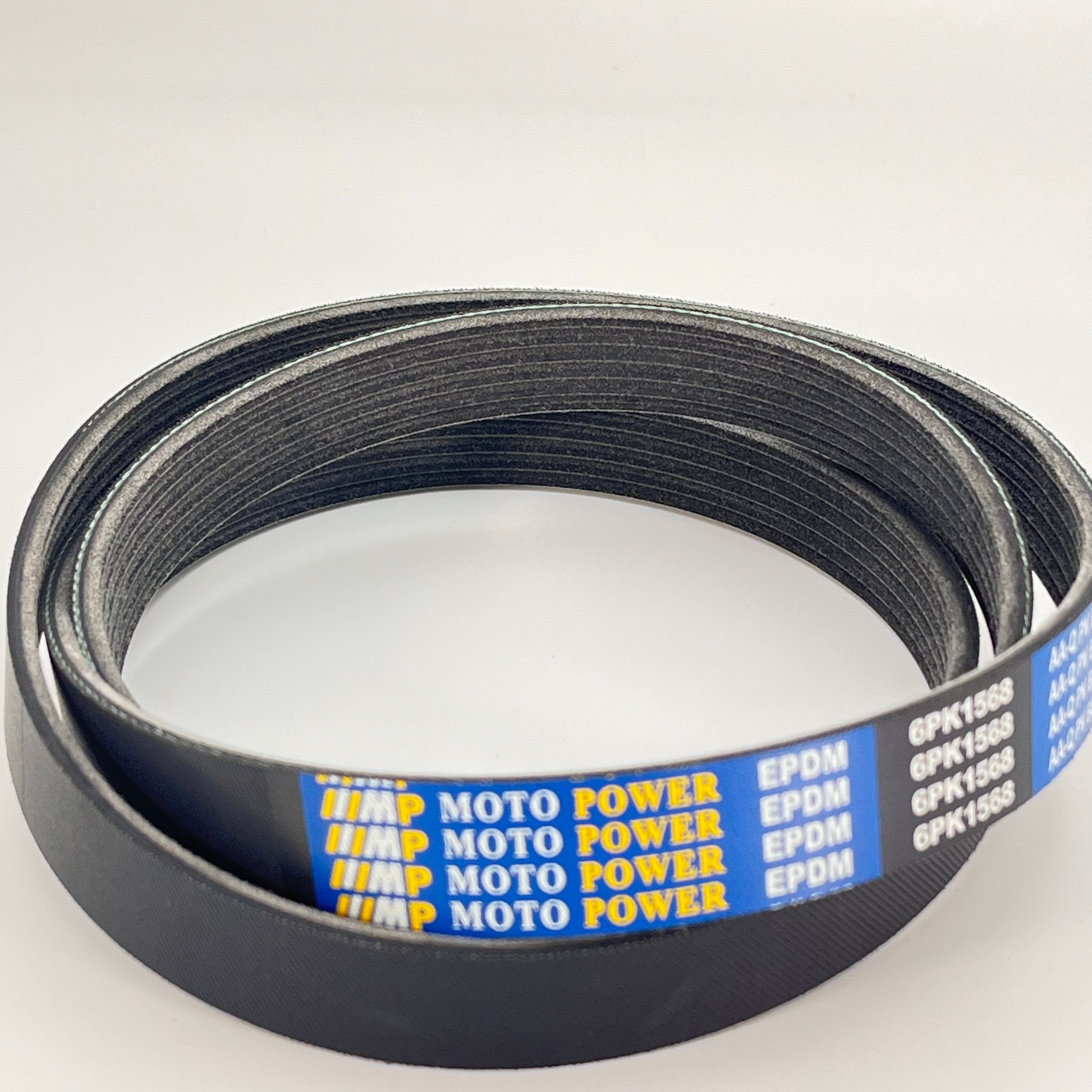 6PK1568 OEM 5L Car Timing Belt Big Size Industrial Rubber V Belt for Driving Custom Cutting Processing Service Natural Rubber factory