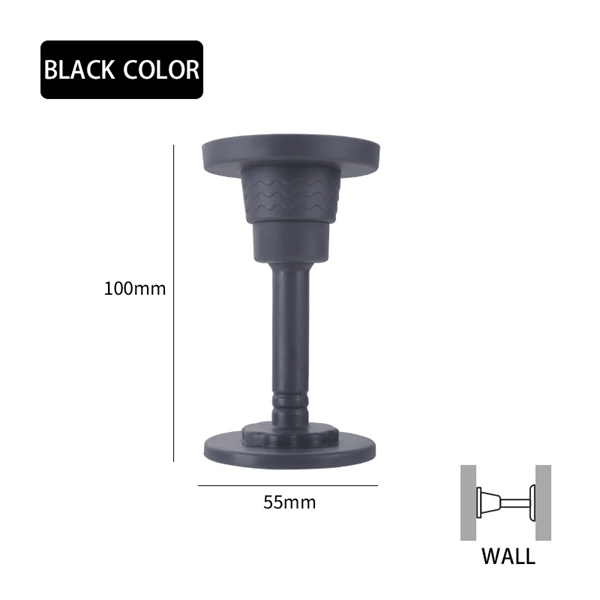 How do rubber door stops compare to other types of door stoppers in terms of durability and performance?