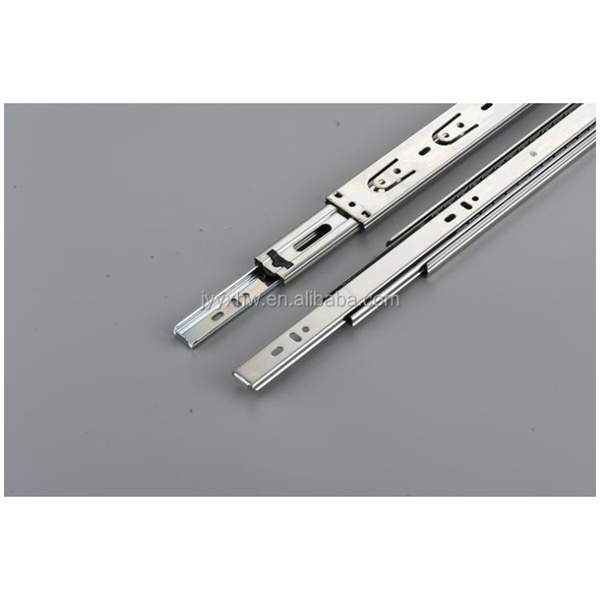 Enhance your furniture design with sleek and modern stainless drawer slides.