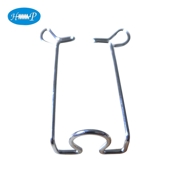 Keep your items organized and secure with stainless steel spring clips.