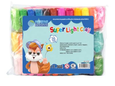 Toys that stimulate young children's senses: clay