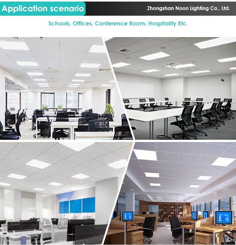 Hot Selling 2x2 1x4 2x4 LED Light Fixture 3000K 5000K CCT Selectable LED Flat Panel Lighting supplier