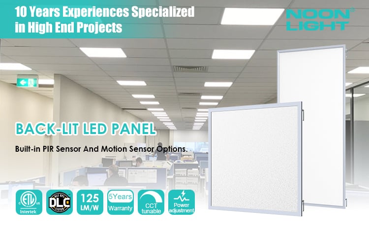 Hot Selling 2x2 1x4 2x4 LED Light Fixture 3000K 5000K CCT Selectable LED Flat Panel Lighting factory