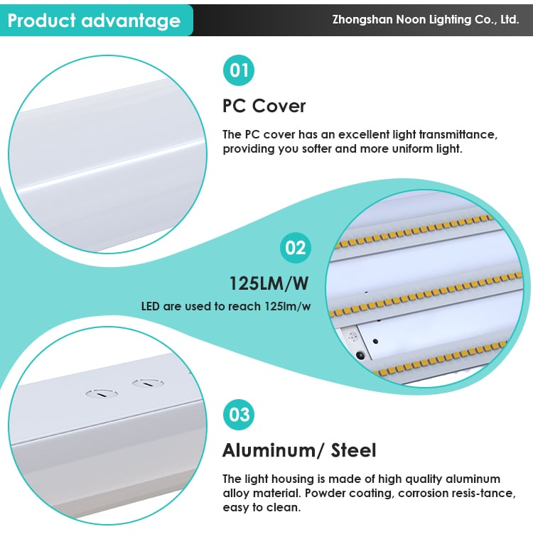 12W 18W 25W 40W 2FT 4FT 10V Dimmable LED Corner Stairwell Light Fixture Hallway Stairwell Lighting Linear Light supplier