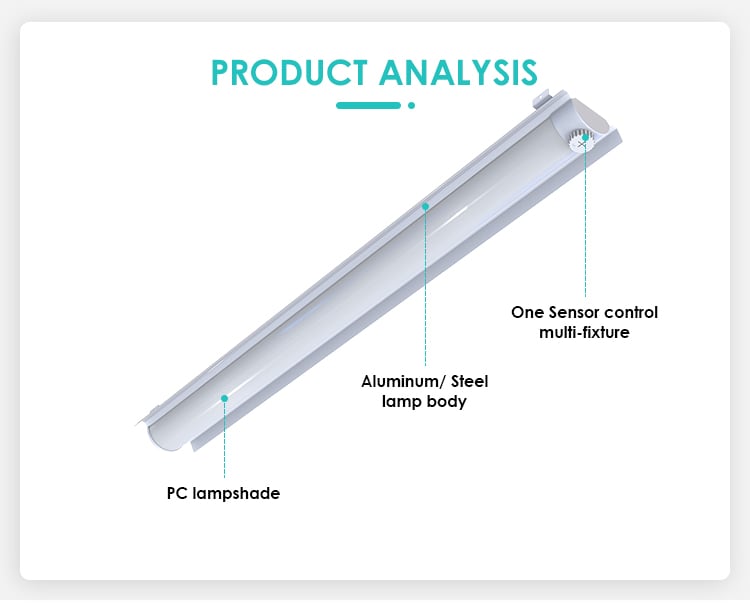Guangdong 4ft 8ft Dali Dimmable LED Lighting Fixtures Recessed Linear Light Retrofit Linear Fixture for Commercial Office details