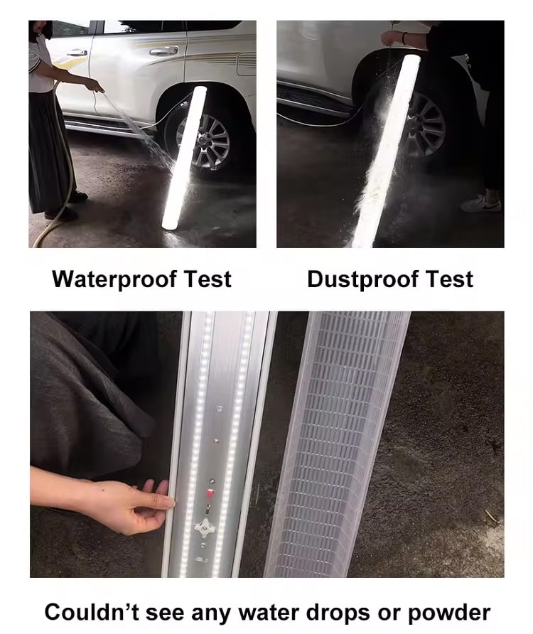 Industrial Warehouse Workshop Dimming Vapor Tri Proof Light Waterproof Ip65 4ft 8ft Pc Housing Led Tri-Proof Light details