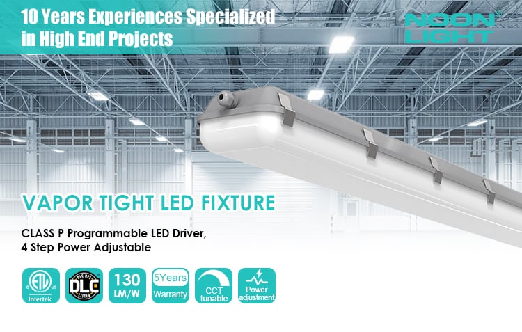 Industrial Warehouse Workshop Dimming Vapor Tri Proof Light Waterproof Ip65 4ft 8ft Pc Housing Led Tri-Proof Light manufacture