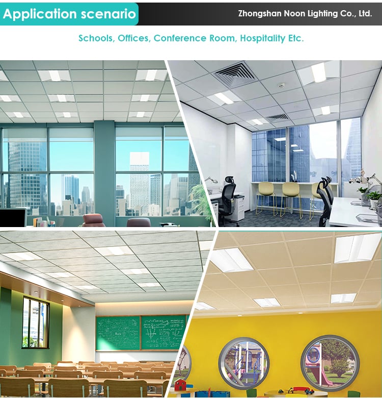 High Quality Smd Indoor Retrofit Kit 16w 20w 24w 25w 26w 27w 30w 34w 36w 40w 45w 50w Commercial Led Troffer Lamp supplier