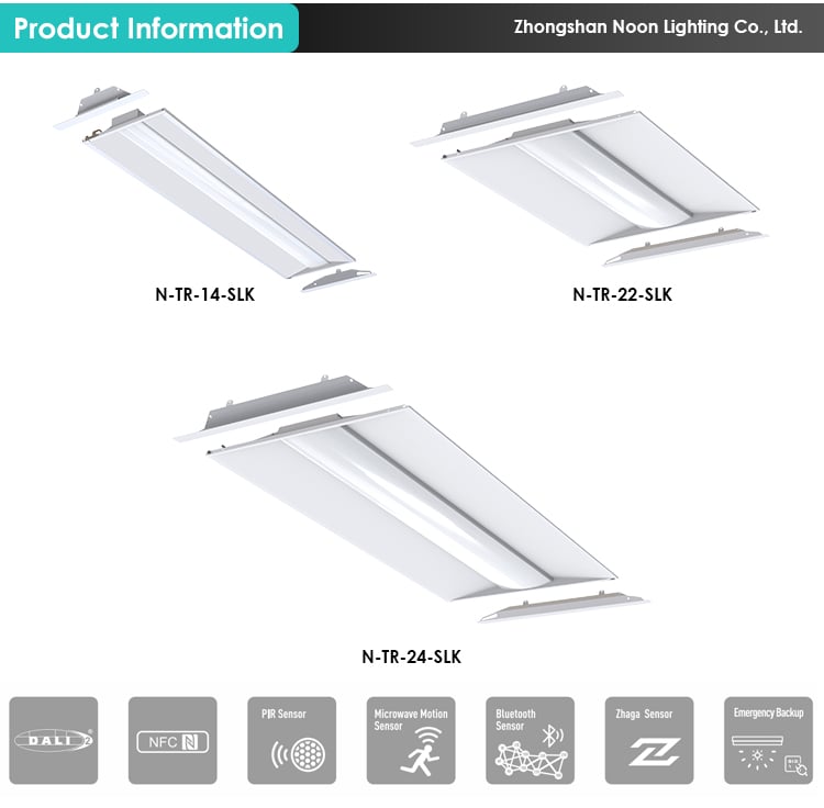 High Quality Smd Indoor Retrofit Kit 16w 20w 24w 25w 26w 27w 30w 34w 36w 40w 45w 50w Commercial Led Troffer Lamp supplier