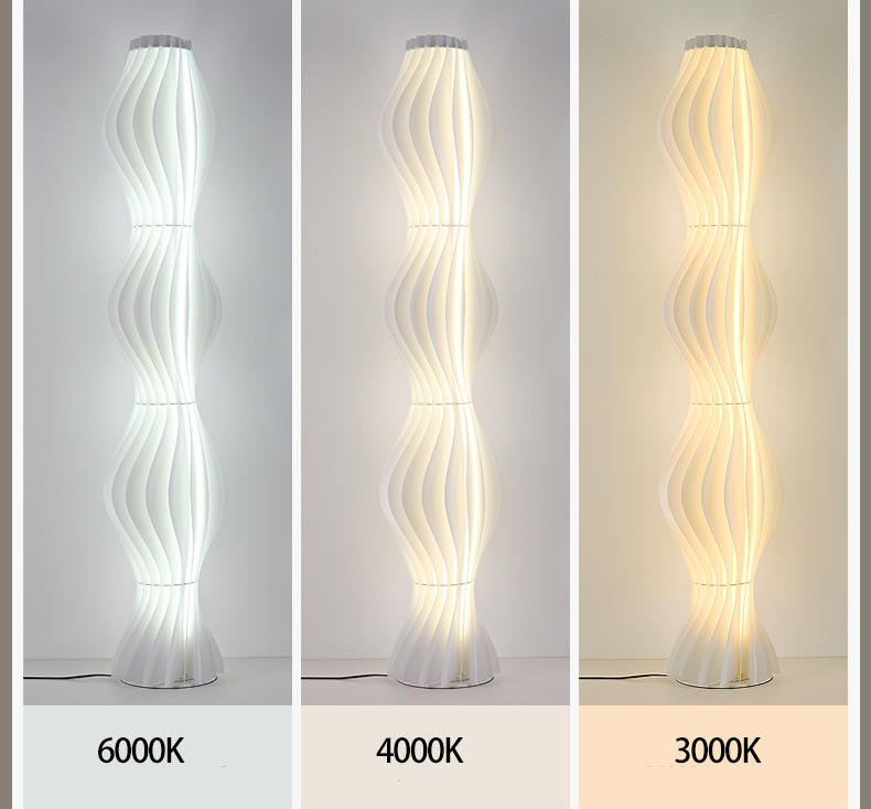 Nordic Custom Acrylic Hula Floor Lamp Standing Luxury Modern LED Floor Lamps For Living Room Decor factory