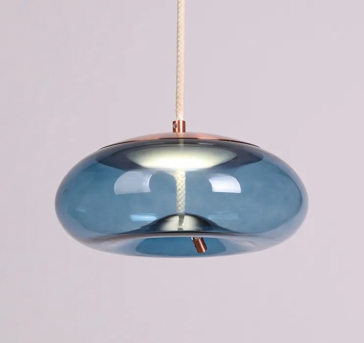 Stock Lamps Post Modern Suspension Lamp Decorative Indoor Led Glass Chandelier Pendant Lamp supplier