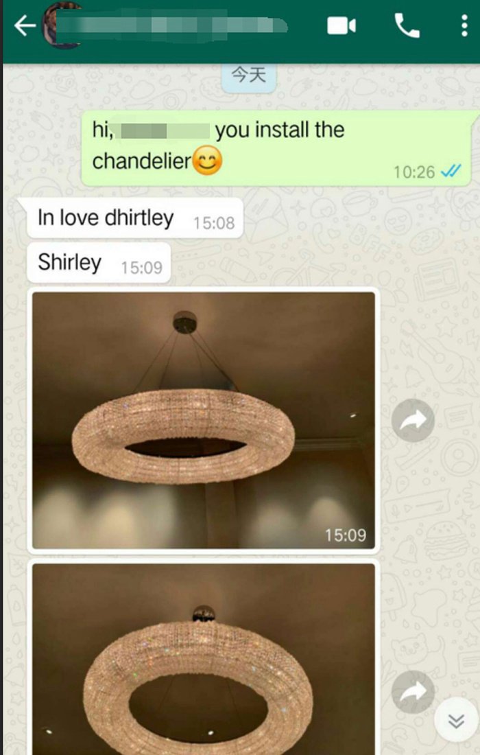 Modern Hotel Weeding Lighting Fixture Ring Crystal Pendant Light K9 Crystal Chandelier Lighting factory