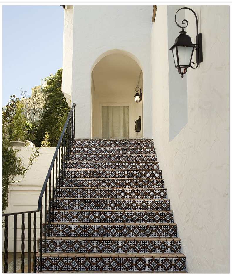 Hotel Villa Corridor LED Garden Wall Lamp Outdoor E27 Black Wall Sconce Light factory