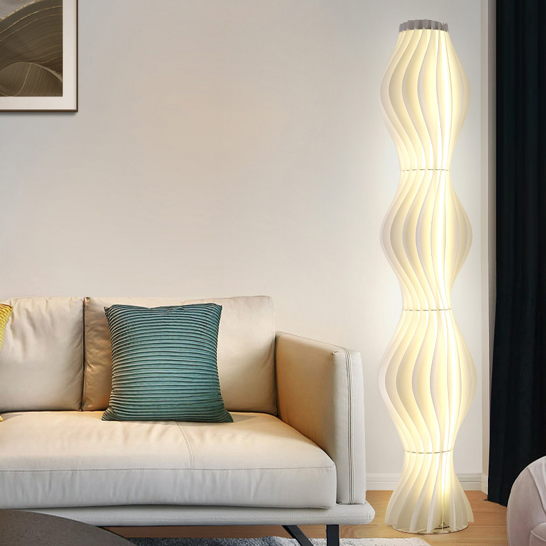 Nordic Custom Acrylic Hula Floor Lamp Standing Luxury Modern LED Floor Lamps For Living Room Decor manufacture