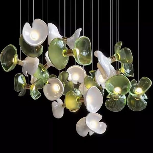 Trasfformiwch Eich Cymeriad gyda Chandeliers Gwydr Sefydlog