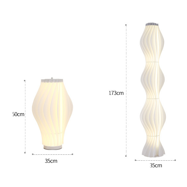 Nordic Custom Acrylic Hula Floor Lamp Standing Luxury Modern LED Floor Lamps For Living Room Decor details