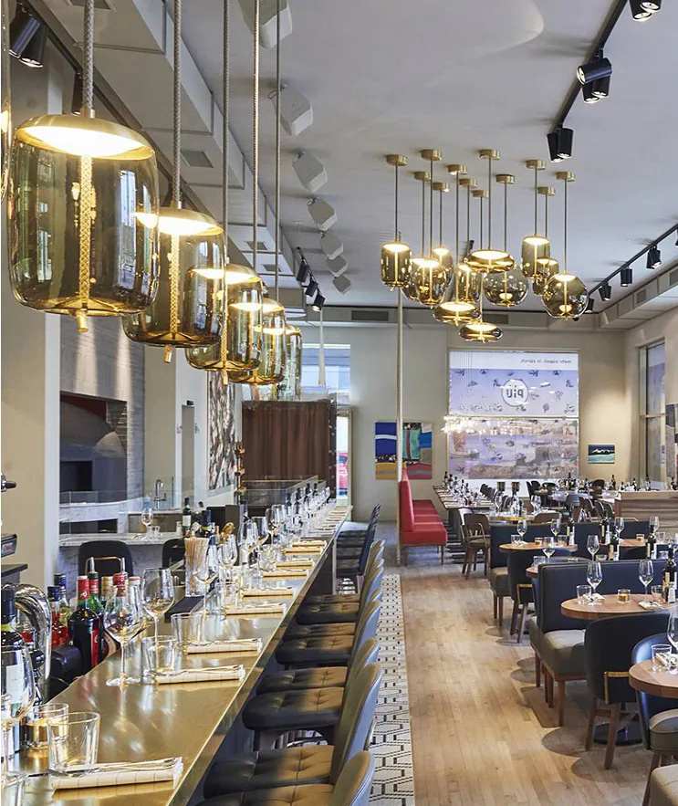Stock Lamps Post Modern Suspension Lamp Decorative Indoor Led Glass Chandelier Pendant Lamp factory