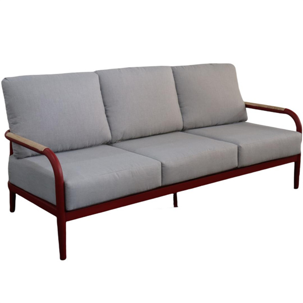 Make the most of your outdoor living area with a spacious patio sofa.
