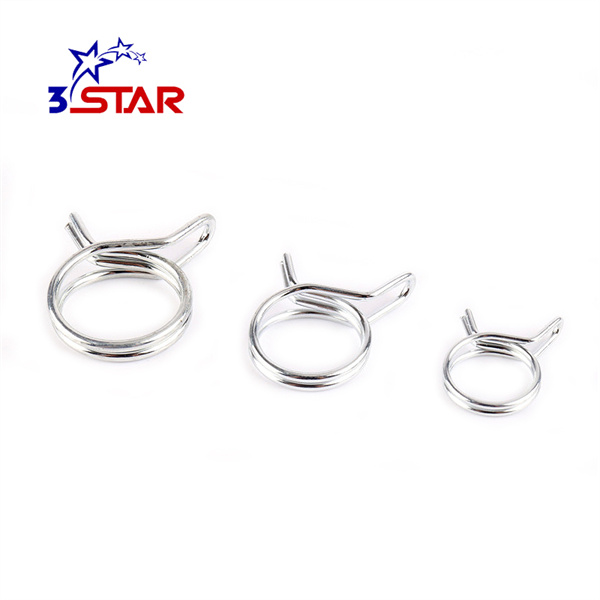 Say goodbye to leaks with the durable double wire spring hose clamps