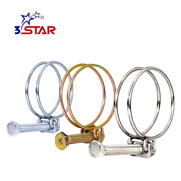 Ensure leak-free performance with double wire hose clips