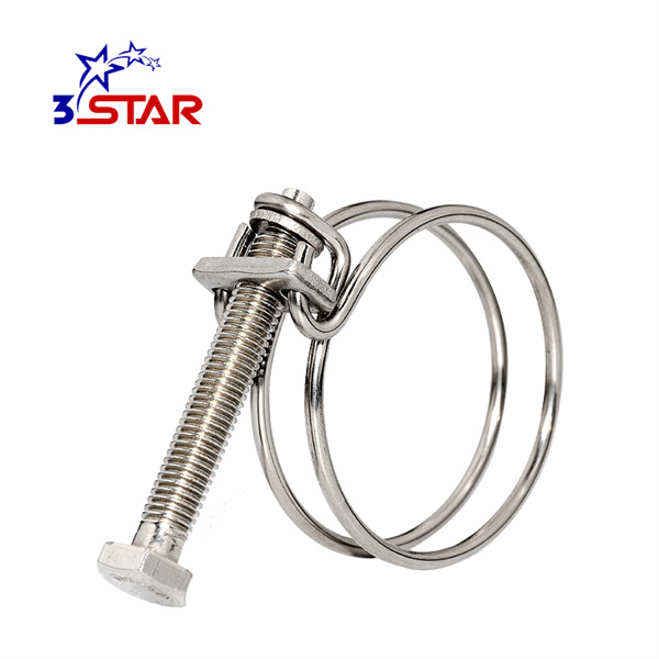 Double up on strength with our double wire hose clips