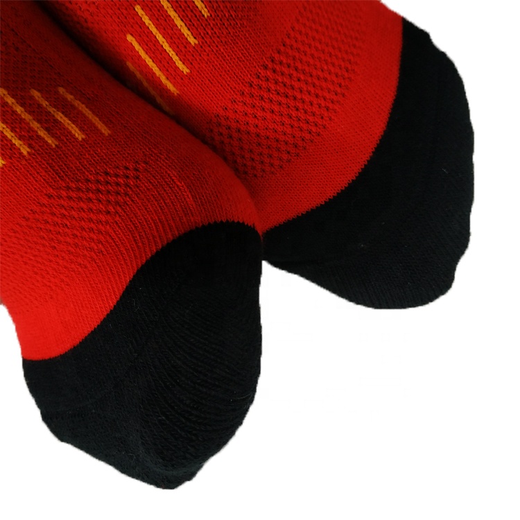 Custom Logo Design Men's Basketball Sports Socks Long Ribbed Cotton Spandex With High Crew Free Sample OEM Service details